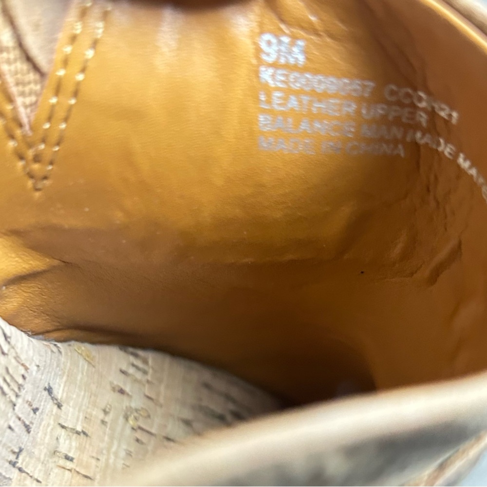 Kork-Ease Tilly Leather Clogs Brown Shoes Slip On Block Heel Size 9M - Picture 7 of 7